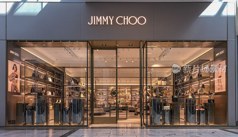 Jimmy Choo商店，钱德勒购物中心，美国亚利桑那州